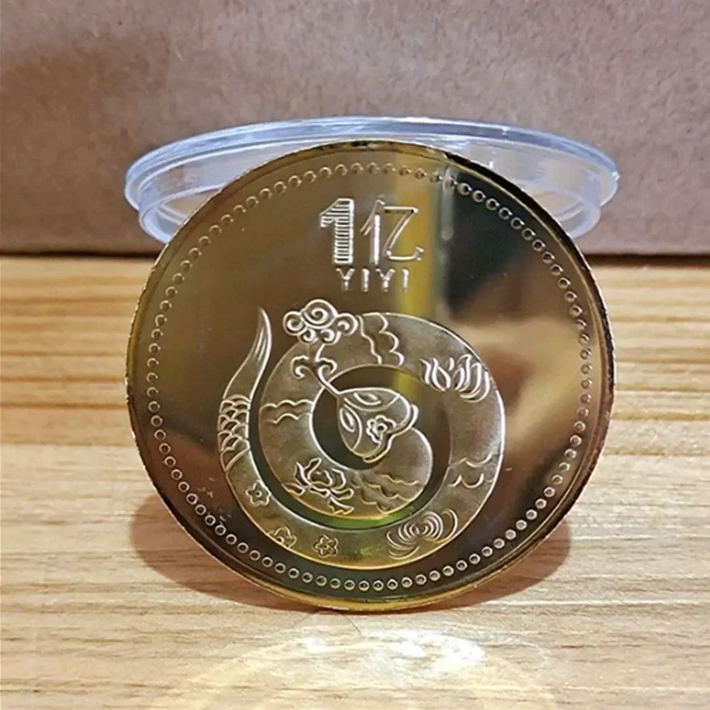 

Коллекционная позолоченная монета 12 знаков зодиака