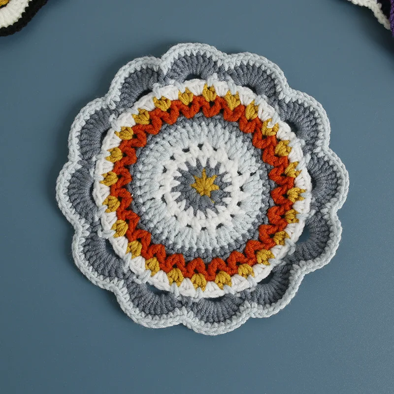 

Круглые вязаные подставки MOONBIFFY