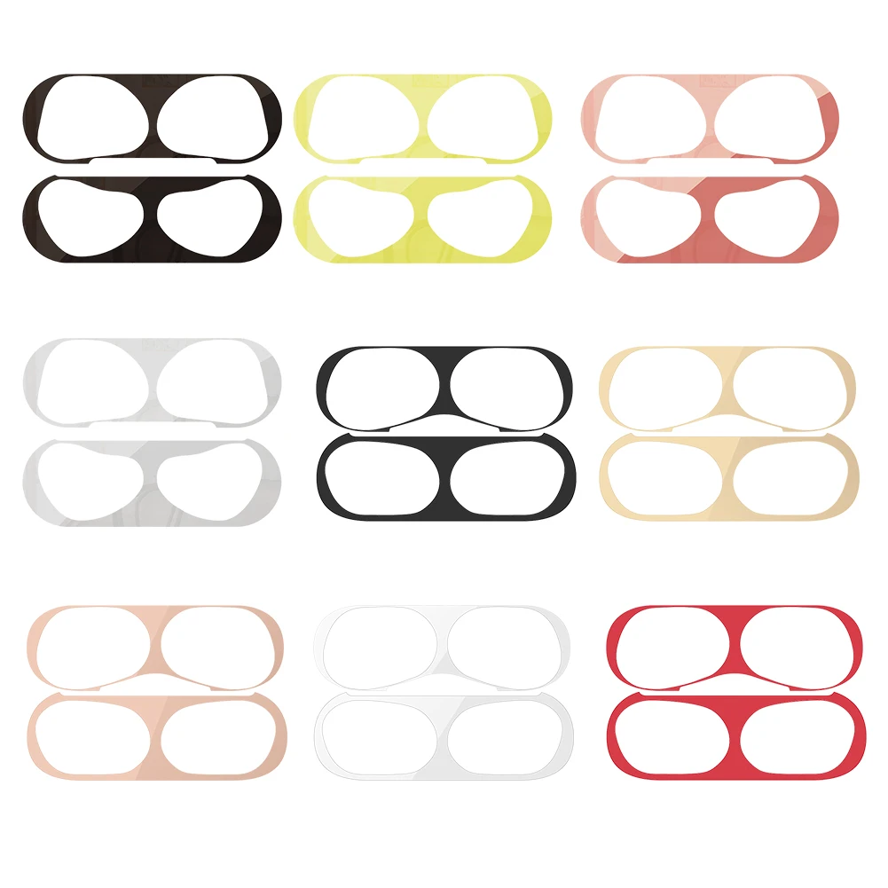 

Earphone Case Dustproof Sticker 0.02/0.04mm Metal Dust Guard Decal for Airpods 3/Airpods Pro Protective Earphone Cover Film