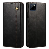 realme c35 2022 leather texture magnetic book cover for oppo realme c21y flip wallet case realme c11 c 21 25 y c25y c 35 funda