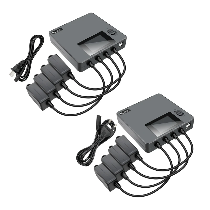 Battery Charger 6 in 1 Rapid Battery Charger Hubs for Mini 3 Pro Drone Charger Small Multiple Rapid Charging Hubs Drop shipping
