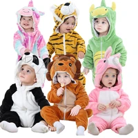 winter baby rompers panda newborn clothes baby girls boys romper infant clothing jumpsuit toddler baby costumes unicorn pajamas