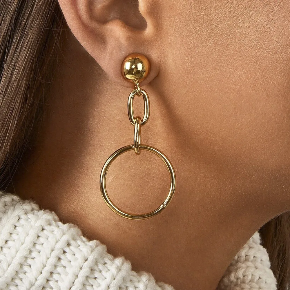 

Women Tassels Chain Earring Unusual Earrings Fashion Drop Earrings Long Chain Earrings For Women Female Jewelry