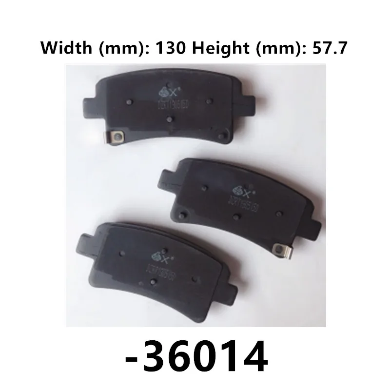Задние тормозные колодки-36014 Byd Tang Ev600/Ev600d/Tang Dm/Tima X Phev автозапчасти колодки