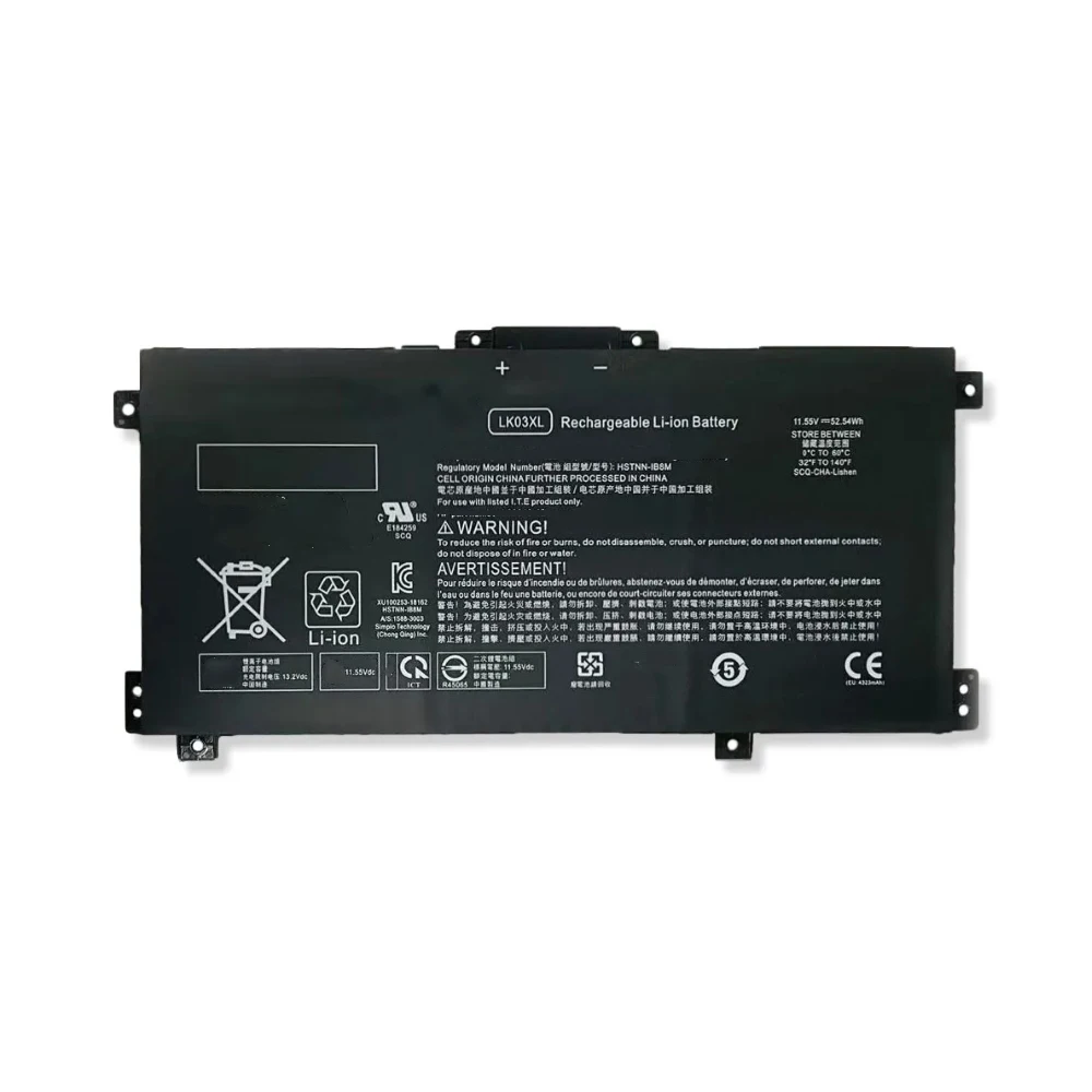 Аккумулятор LK03XL для ноутбука HP Envy x360 15-BQ 15M-BQ 15-CN 15M-C 15M-CP 17-AE 11 55 в 4550 мАч Втч