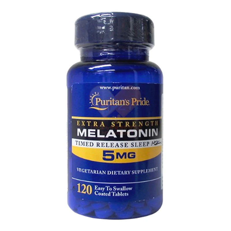 

Melatonin 5 mg nighttime sleep 120 tablets vegetarian dietary supplement