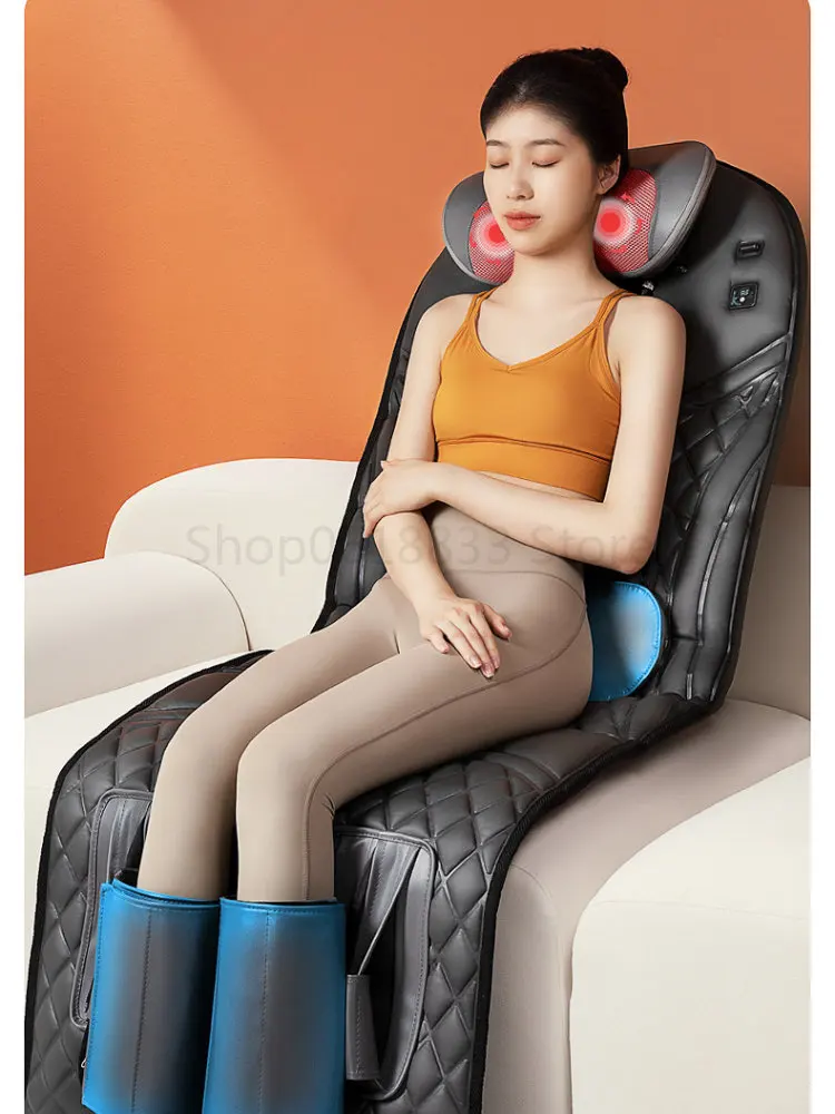 

Multifunctional Airbag Massage Mattress Electric Cushion for Neck Waist and Back Home Full-body Cervical Spine Massager