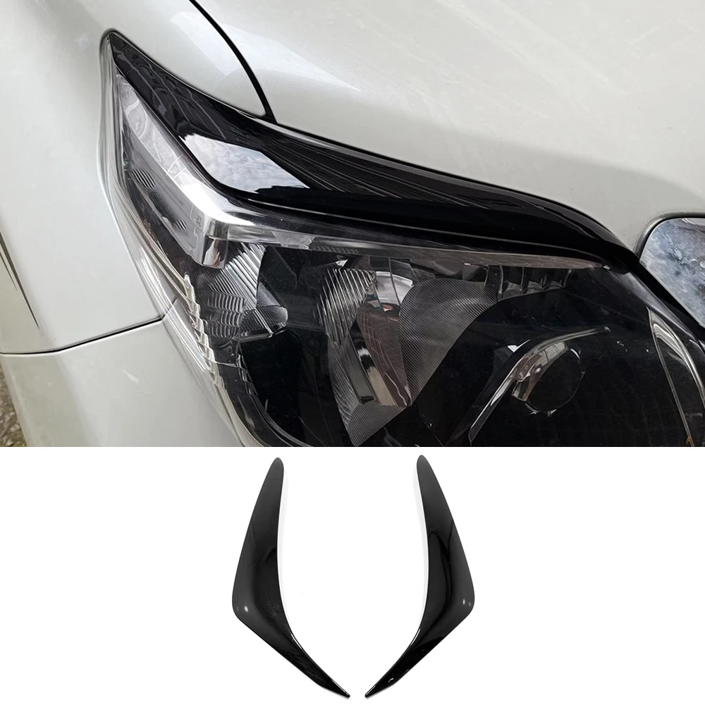 

Для Toyota Prado 150 FJ 150 автомобильная фара, нашивка для бровей, декоративная полоса для фар, накладка, внешние аксессуары 2014-2017