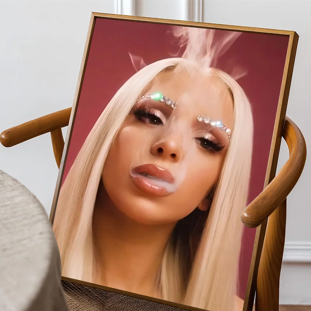 Винтажные постеры Singer Bad Gyal липкие винтажные для комнаты домашний бар кафе