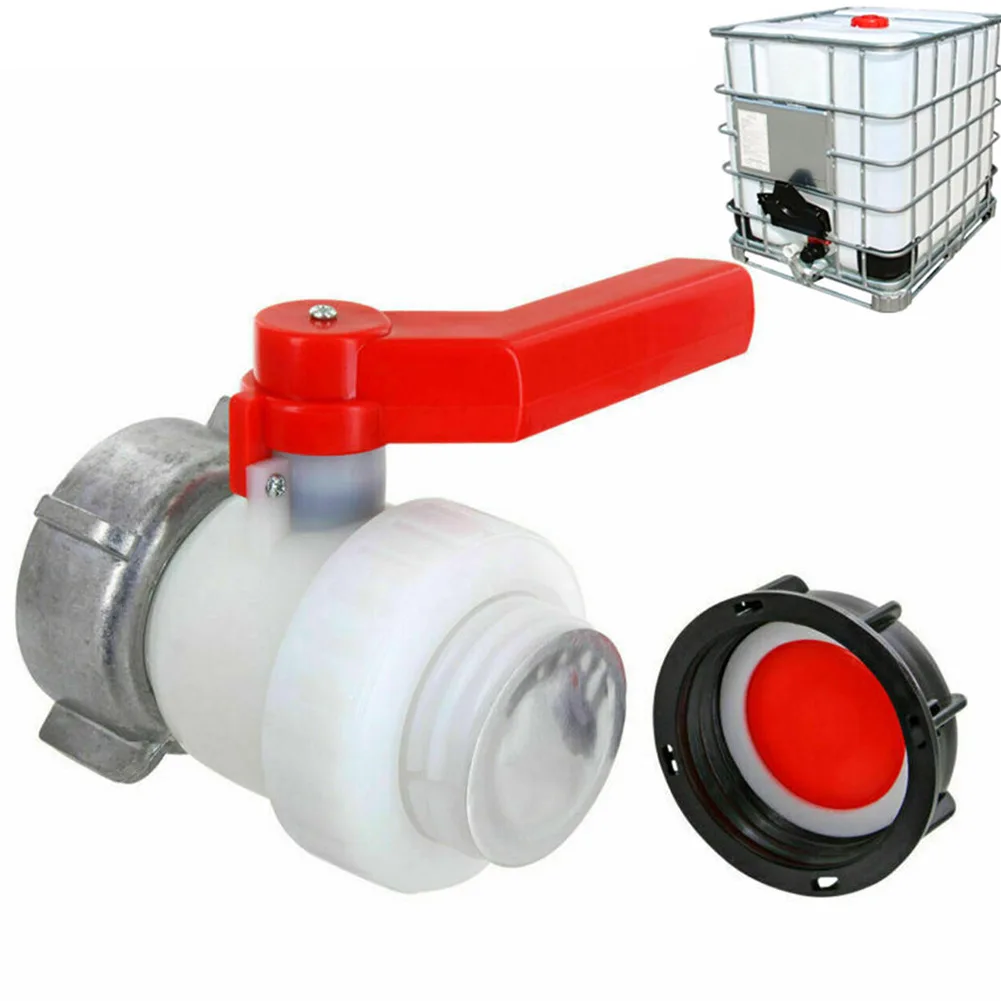 Для IBC бочки клапан садовые аксессуары слив с крупной резьбой HDPE + l алюминиевый