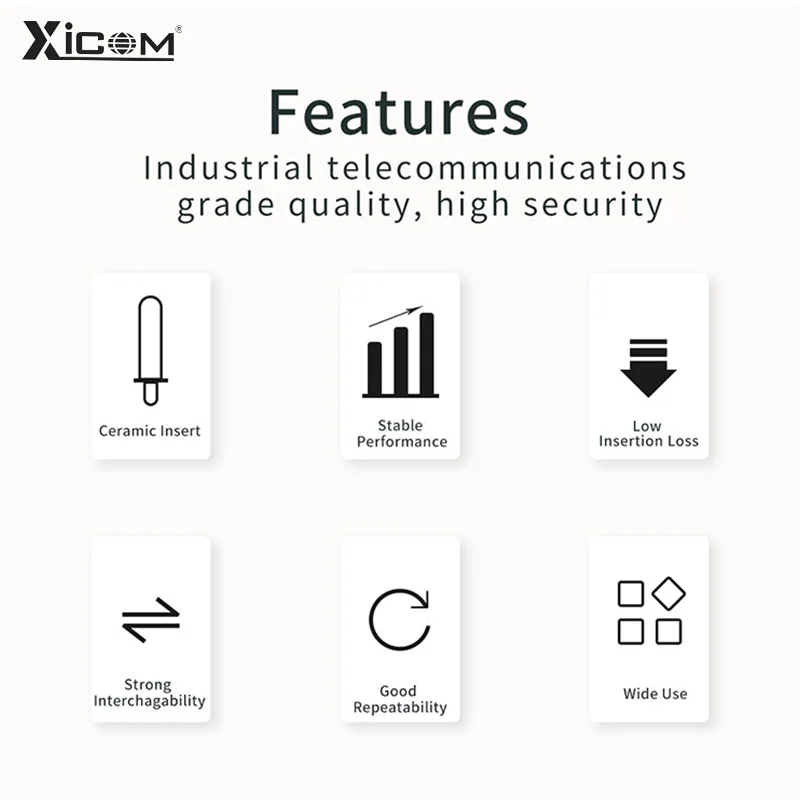 50-200pcs/lot FC UPC/APC Single Mode Fiber Optic Adapter Simplex Small D/Square Type Circular Flange Fiber Coupler Adapter