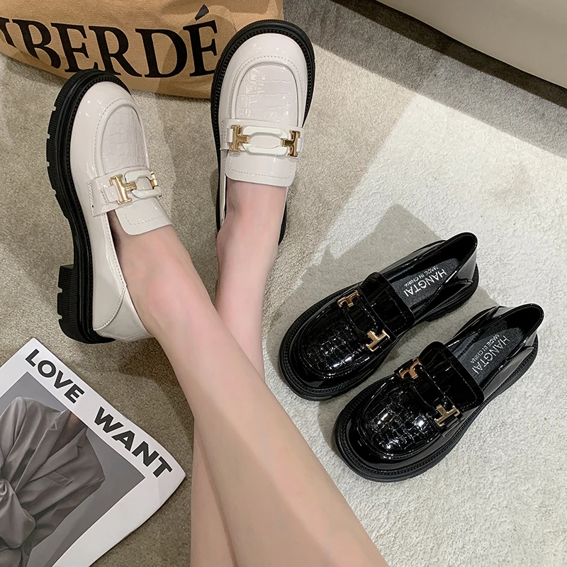 

Ladies Shoes Genuine Leather 2023 Top Quality Brand Casual Fashion Classic Women'S Loafers