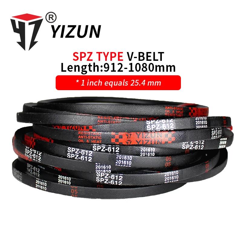 

YIZUN SPZ/3V Type SPZ912~1080mm Hard Wire Rubber Drive Pitch Length Girth Industrial Transmission Agricultural Machinery V Belt