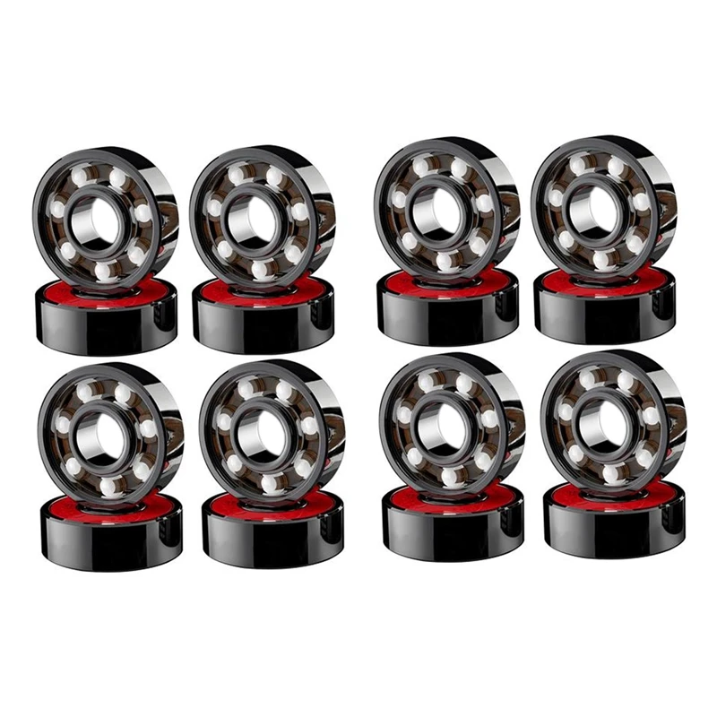 

40 Pcs Ceramic Bearings High Speed Wear Resistant For Skate Skateboard Wheel