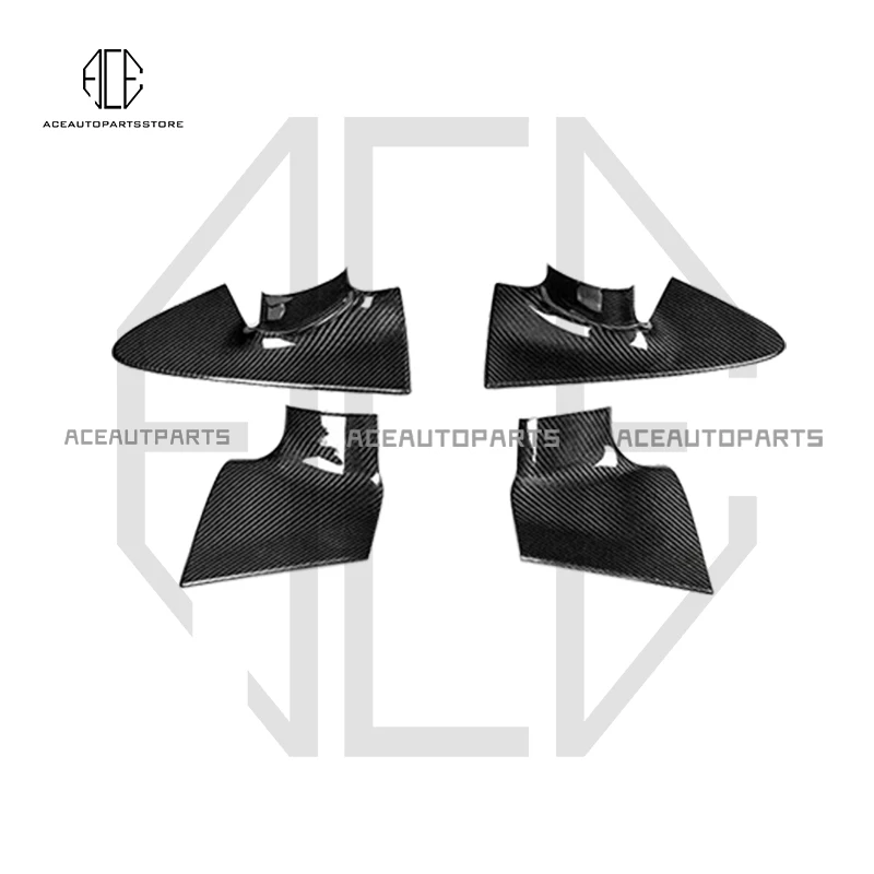 Новинка автомобильные дверные ручки из натурального углеродного волокна