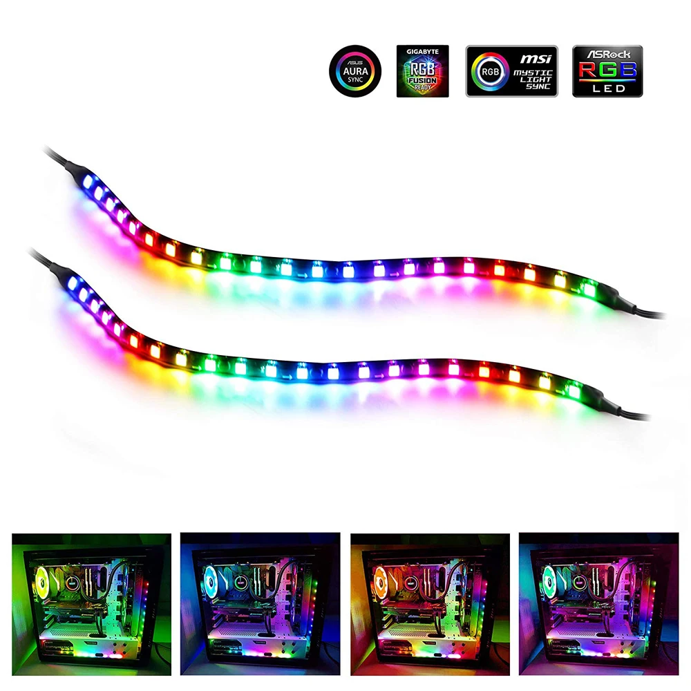 Материнская плата Rainbow ARGB RGB модифицируемая WS2812b светодиодная полоса для ПК чехол