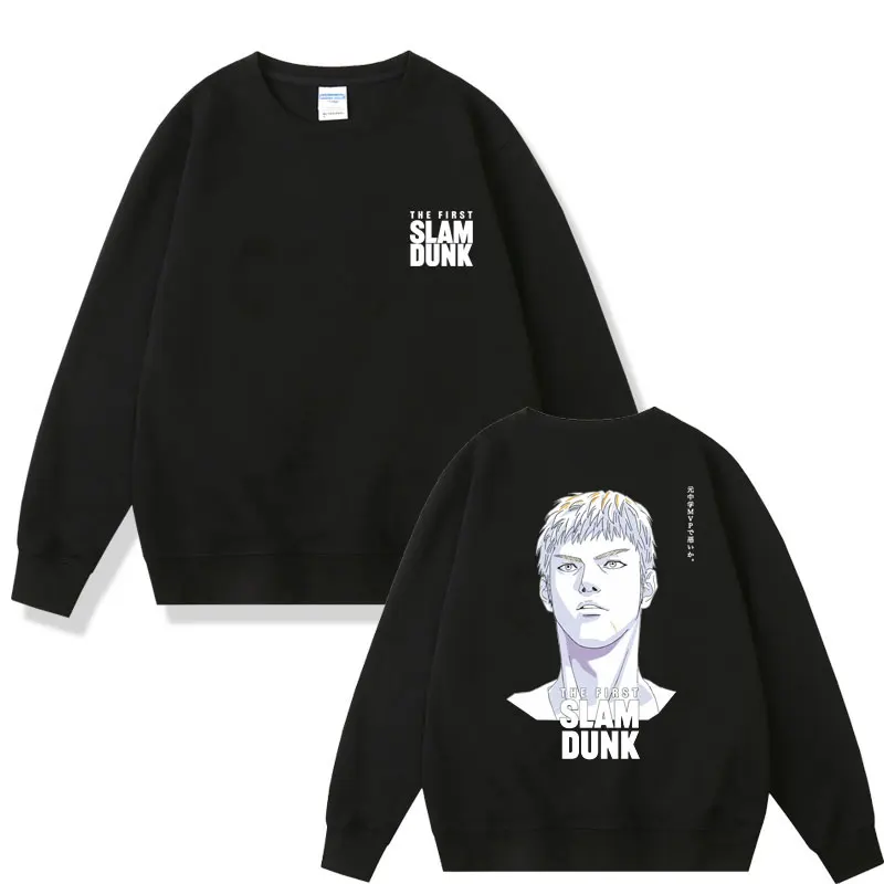 

Anime The First Slam Dunk Print Graphic Sweatshirt Hisashi Mitsui Sakuragi Hanamichi Tracksuit Men Women Pullover Sweatshirts