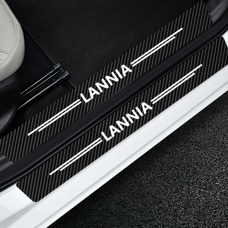

Car Door Sill Threshold Protective Sticker For Nissan Lannia 2021 2020 2019 2018 2016 Scuff Plate Waterproof Decals Accessories