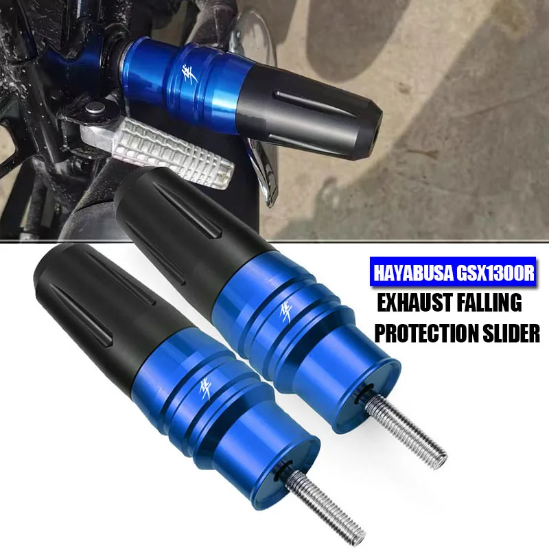 

For SUZUKI HAYABUSA GSX1300R GSX-R 1300 1999-2022 Motorcycle CNC Accessoires Falling protection Exhaust Slider Crash pad slider