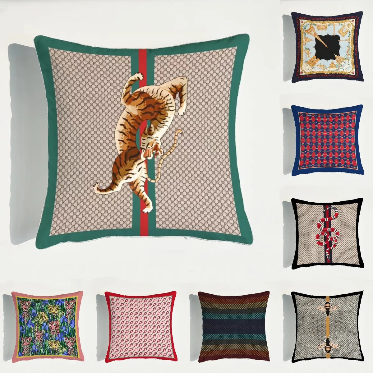 

Pillowcase With Zipper Case Sofa Cushion Cover Luxury Pillow Decorative Cotton Living Room Pillowcases for Bed Bedroom Throw