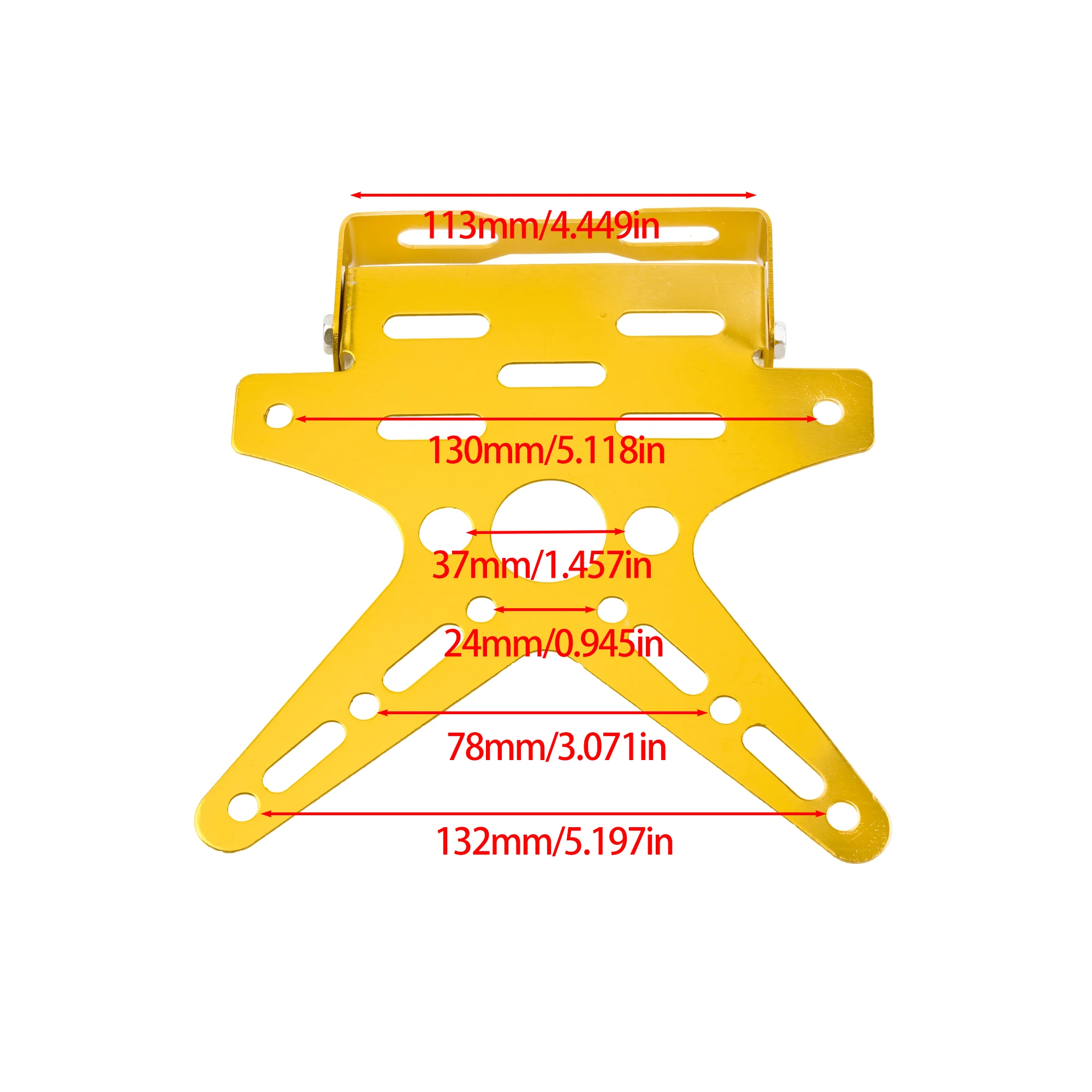 Универсальная Рама Заднего Номерного Знака Мотоцикла Из Алюминиевого Сплава