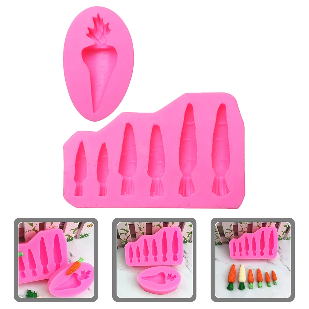 

Molds Silicone Easter Carrot Candy Tray Fondant Cookie Chocolate Cake Gummies Ice Soap Jelly Rabbit Egg Shaped Bunny Mould