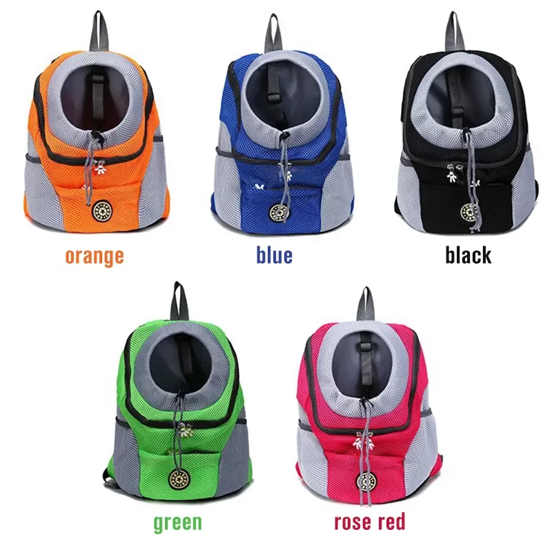 

2023 Pet Dog Carrier Bag Carrier For Dogs Backpack Out Double Shoulder Portable Travel Backpack Outdoor Dog Carrier Bag Travel S