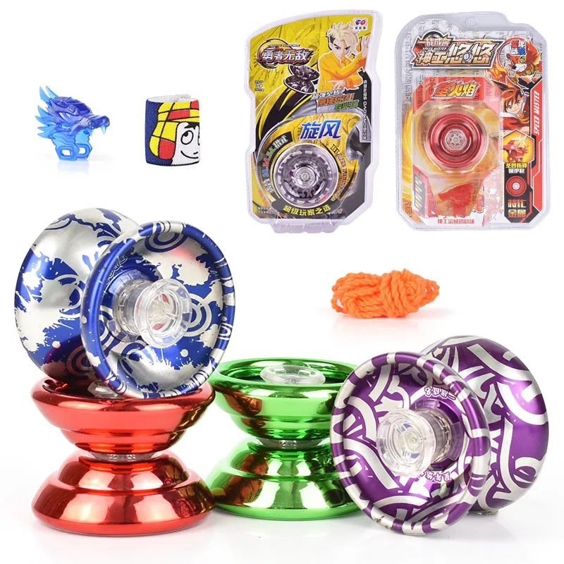 

Colorful Magic Alloy LED Flashing Yoyo Ball Toys For Kids Easy to Carry yo-yo Toy Party Boy Classic Funny Yoyo Ball Toys Gifts