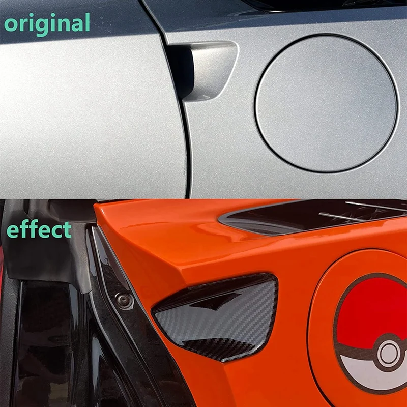 

Наклейка на крышку дверной чаши, 2 шт., аксессуары для отделки, АБС-пластик для Chevrolet Corvette C7 2014 2015 2016 2017 2018 2019