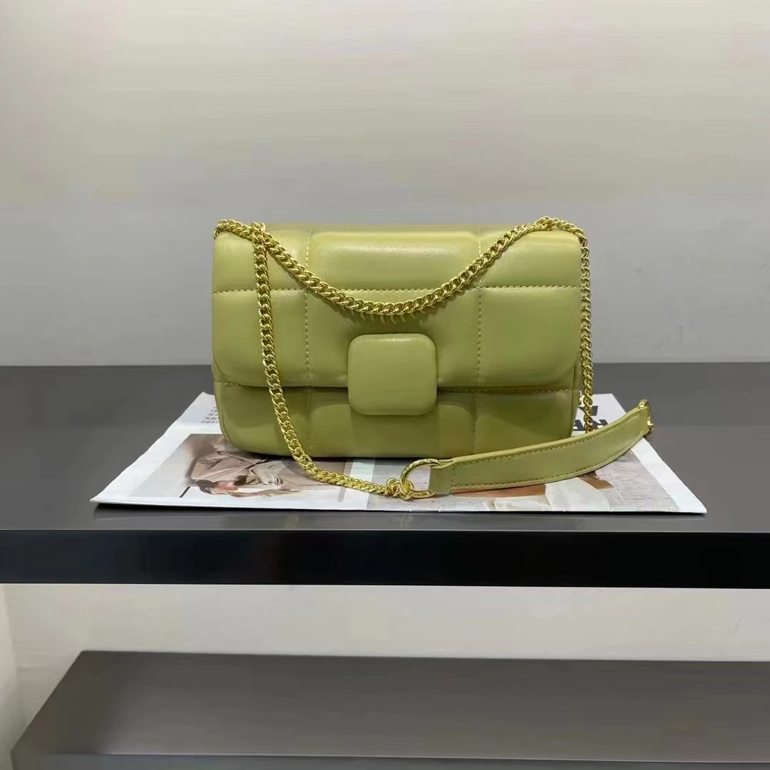 

Summer Quilted PU Handbag Luxury Fashion Good Quality Cross Body Bag