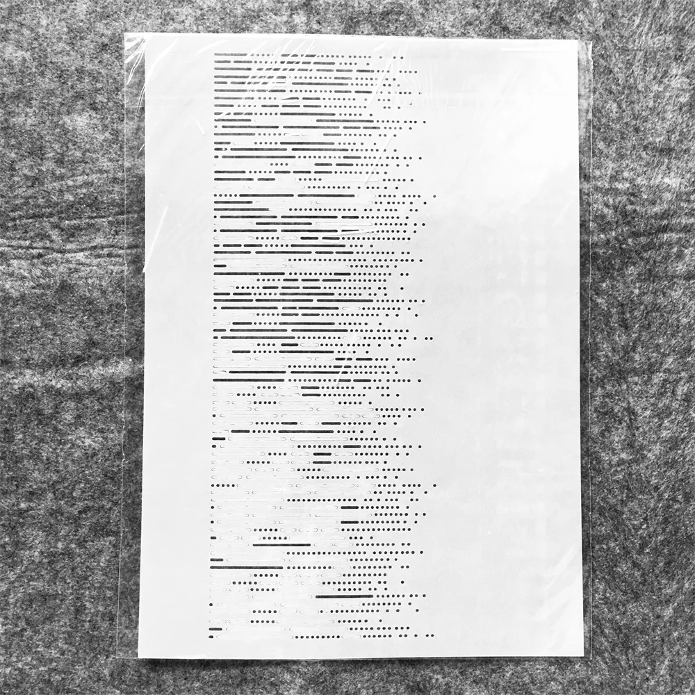 

A4 29cm Thin Dot Line Rainy Drop DIY Layering Stencils Wall Painting Scrapbook Coloring Embossing Album Decorative Template