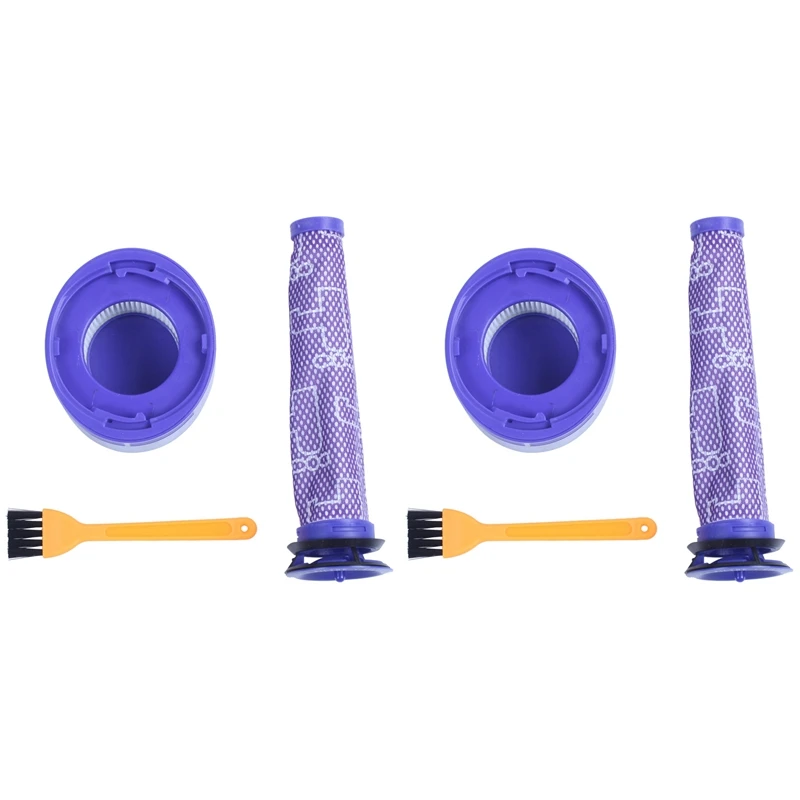 

6X Post & Pre Motor HEPA Filters Replacement For Dyson V8 And V7 Cordless Vacuum Cleaners