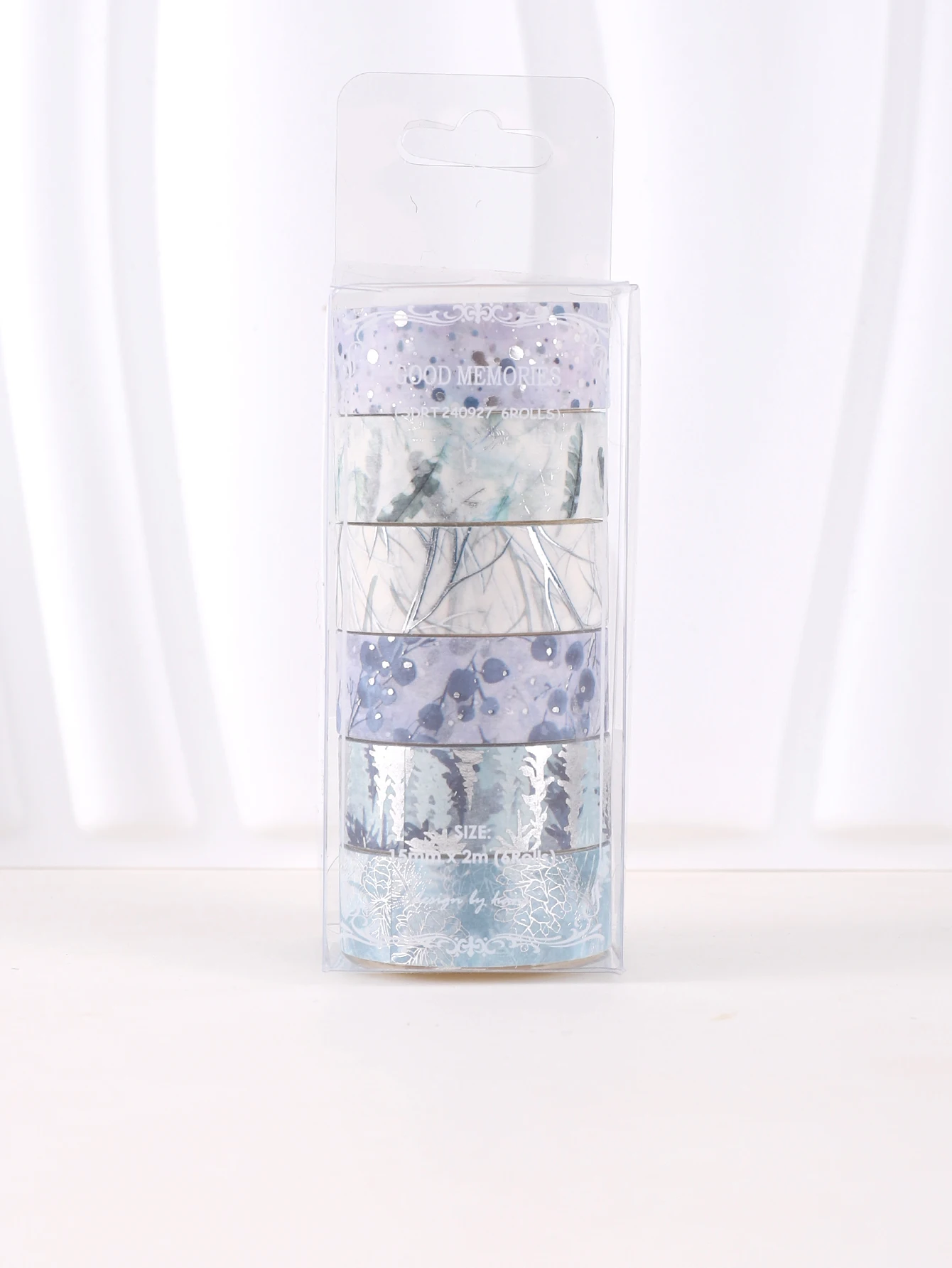 

Набор лент для скрапбукинга с серебряными листьями