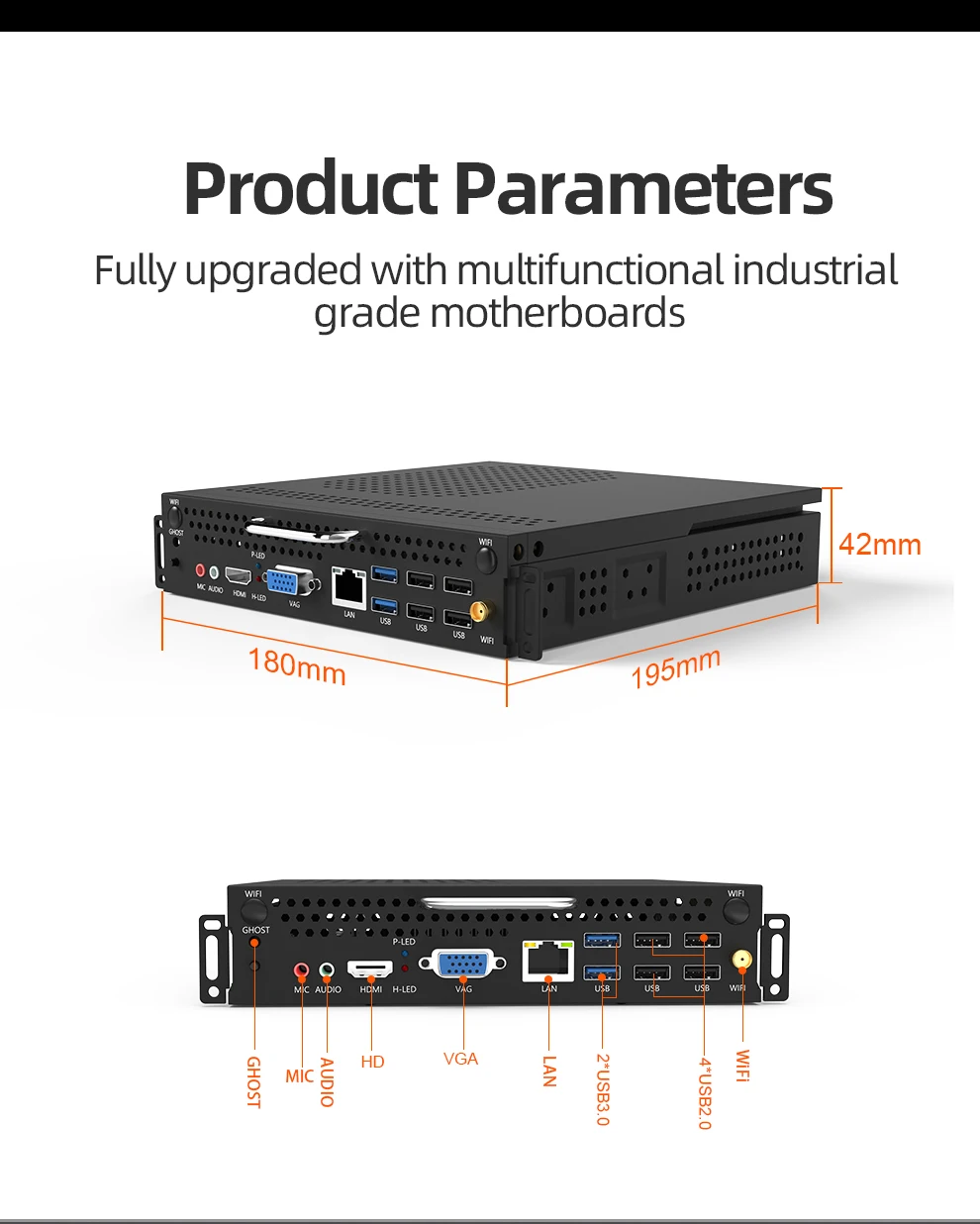JINGSHA OPS MiniPC DDR3 Intel Core i7 i5 i3 128G/256G/512G Windows 10 Игровой компьютер 4K 60 Гц HDMI VGA Win10 Linux Мини-ПК