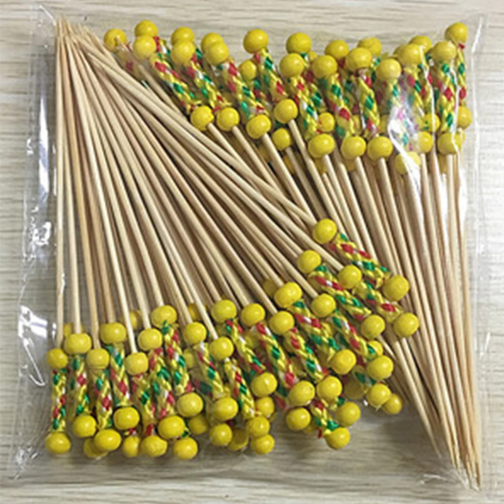 

100pcs Fruit Picks Funny Interesting Creative Pick Cocktail Picks for Banquet