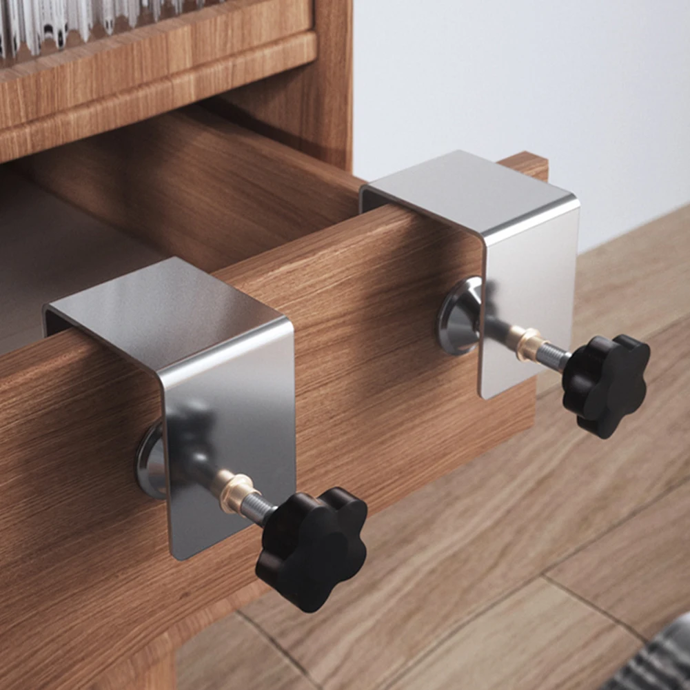 

Woodworking Jig Cabinet Tool Home Furniture Accessories Steel Drawer Front Installation Clamps Drawer Panel Clips Tools