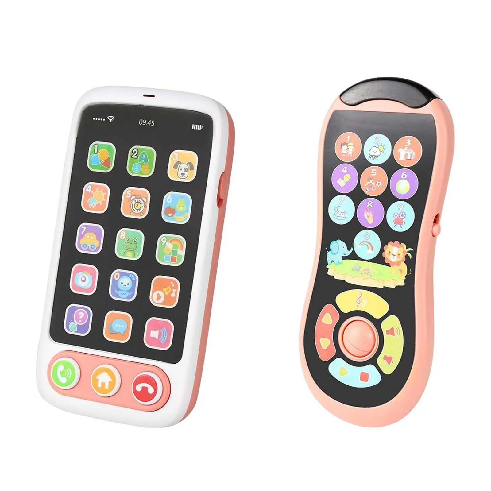 

Mini Phone Toys Learning Musical Toys with Lights and Music Telephone Toy for Girls Boy Children Gift