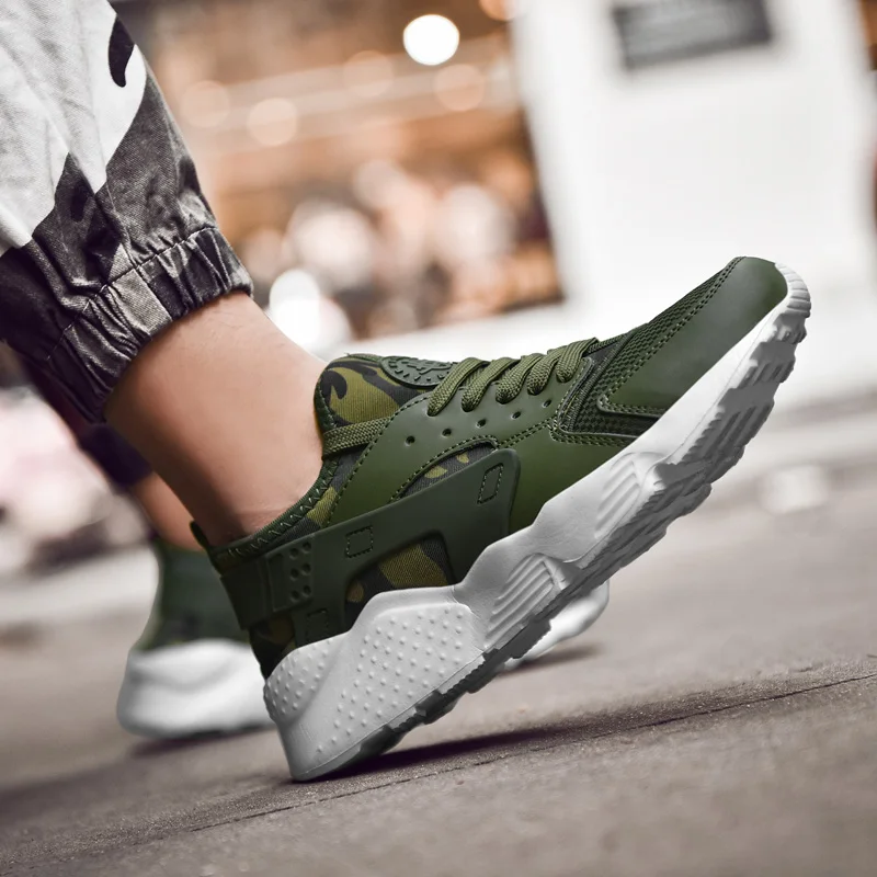 Men Running Shoes Lace-up Mesh Men Casual Shoes Lightweight Comfortable Walking Sneakers Tenis masculino Zapatillas Hombre