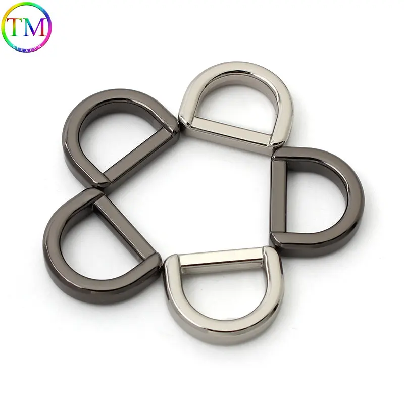 10-50 Pieces Detachable Metal D Ring Buckles For Bag Belt Clasp Handbag Shoulder Strap Clip Diy Leather Hardware Accessories