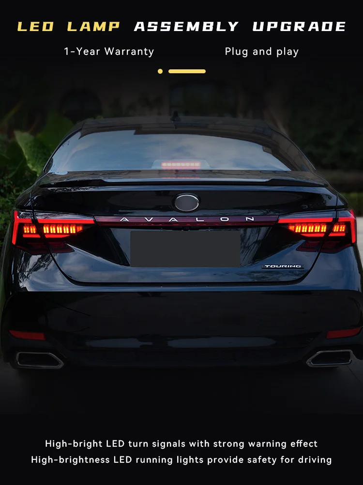 Автомобильные фары для Toyota Avalon 2019-2023 светодиодные модернизированные модные в