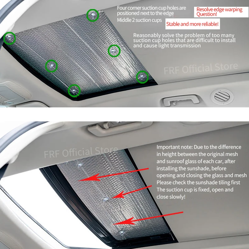 Фото Аксессуары для Geely Tugella FY11 Xingyue 2020 2021 2022 2023 солнцезащитный козырек на крышу солнцезащитный козырек теплоизоляция ветровое стекло №4