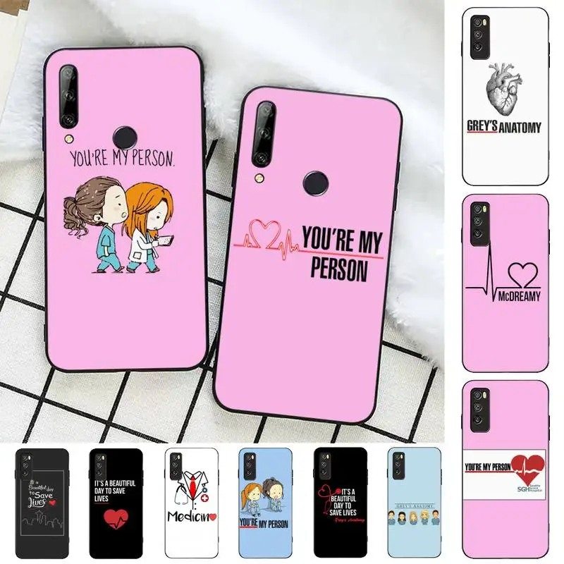 

Yinuoda Grey's Anatomy Phone Case for Huawei Honor 10 i 8X C 5A 20 9 10 30 lite pro Voew 10 20 V30