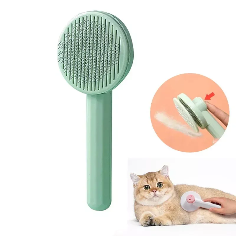 

Cat Brush Pet Comb Hair Removes Dog Hair Comb For Cat Dog Grooming Hair Cleaner Cleaning Beauty Slicker Brush Pet Supplies
