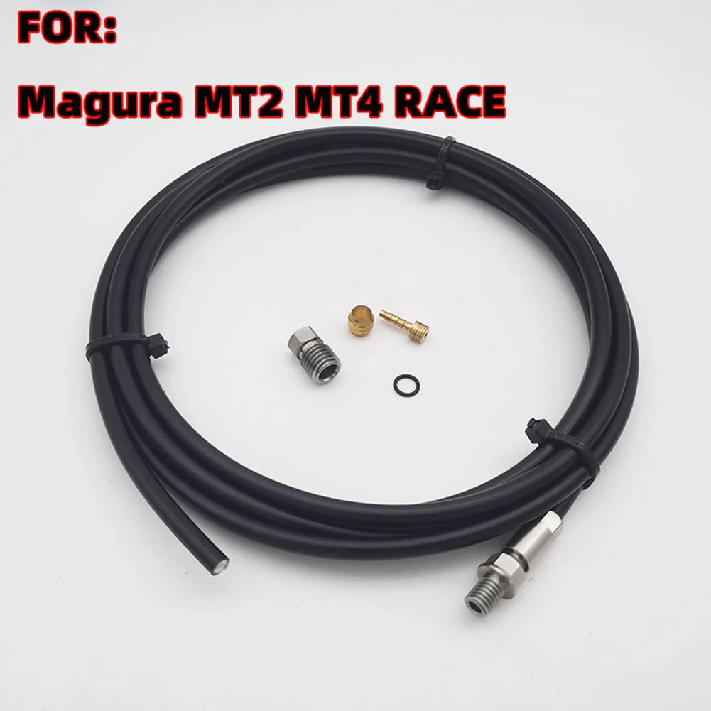 

2M Bike Bicycle Brake Hose Kit For MAGURA MT2/MT4 RACE With Oil Needle Olive Bike Hydraulic Disc Brake Oil Tube Pipe Refit Parts