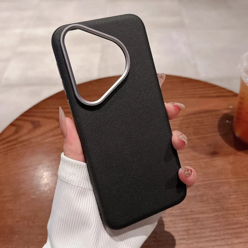 Цветной кожаный чехол для телефона Huawei Pura 70 Pro Plus с защитой от падения