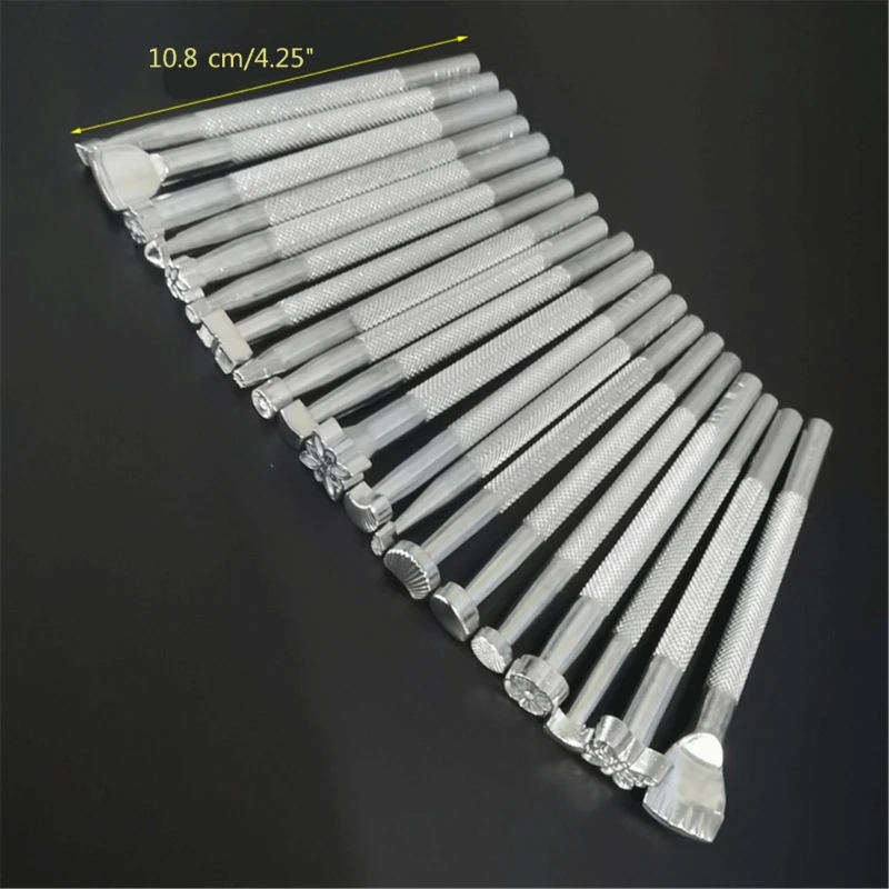 6/20 шт. инструменты для штамповки кожи штампы рукоделия перфорации работы с кожей