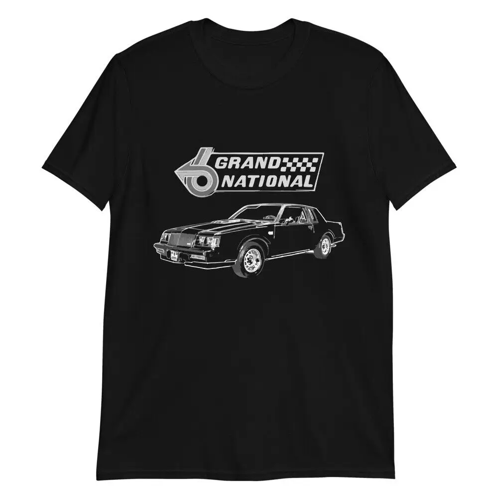 Купи 1987 Grand National Muscle Car Gift T-Shirt Short Sleeve Casual 100% Cotton O-Neck Summer Mens T-shirt Size S-3XL за 536 рублей в магазине AliExpress