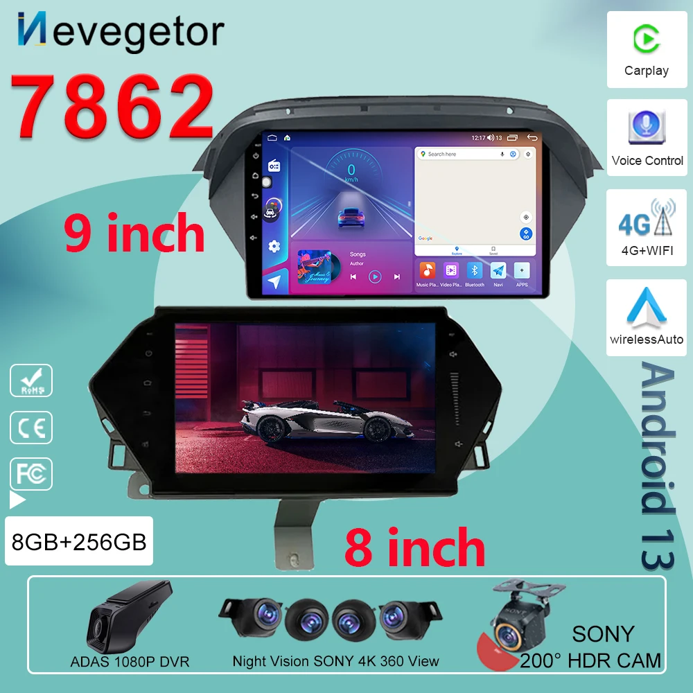 Автомагнитола Android для Honda Acura MDX 2007-2013 видеоэкран стерео мультимедийная навигация