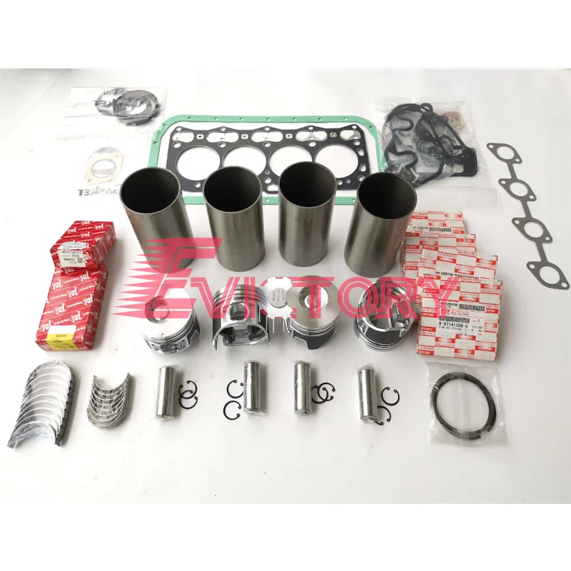 

For Isuzu O/H 4LE2 4LE2X rebuild kit overhaul gasket bearing piston ring liner