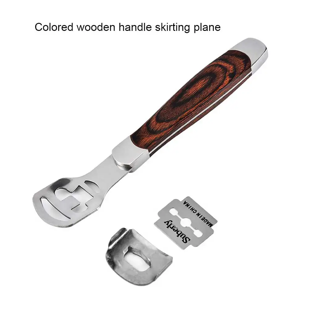 

Скребок для удаления мозолей и омертвевшей кожи, зажим для ногтей, деревянная ручка, ручной Многофункциональный шлифовальный инструмент, с...